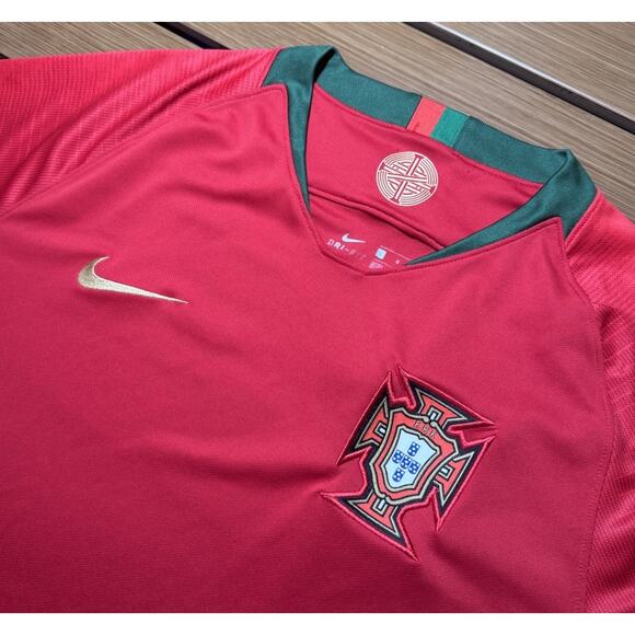 Nike Portugal World Cup 2018-19 Home Stadium Jersey 893877-687 Men’s Size L - Picture 5 of 10